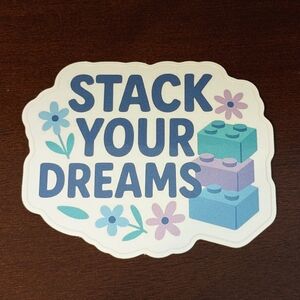 Stack Your Dreams  Motivational Stickers Set of 5